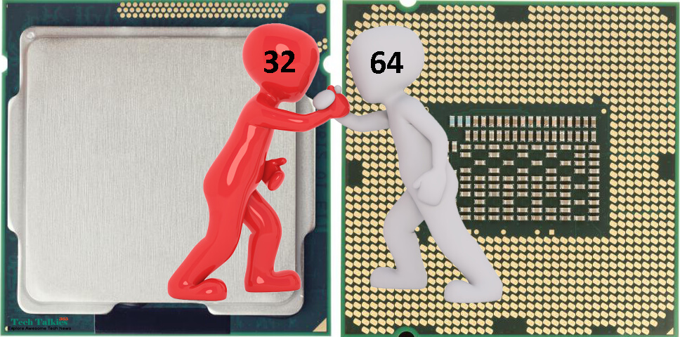 32 бит vs 64 bit процессоры