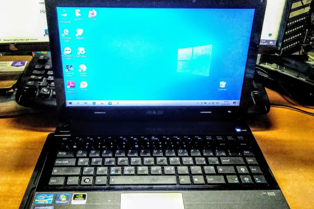 Отремонтирован ноутбук Asus u31s