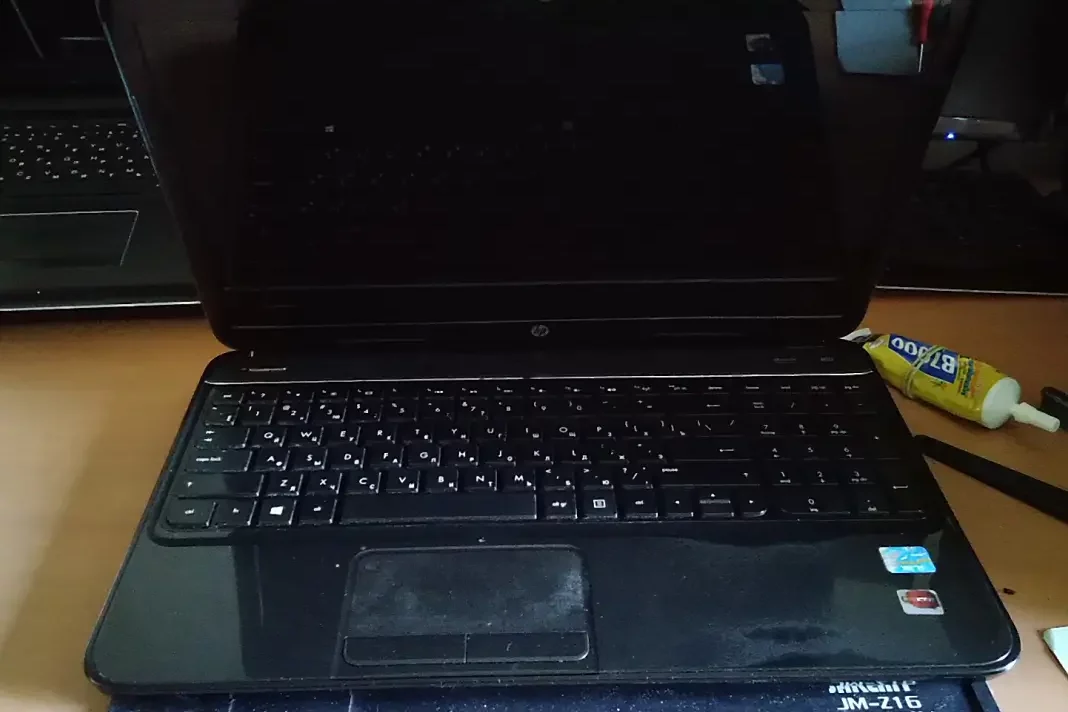 Чистка ноутбука HP